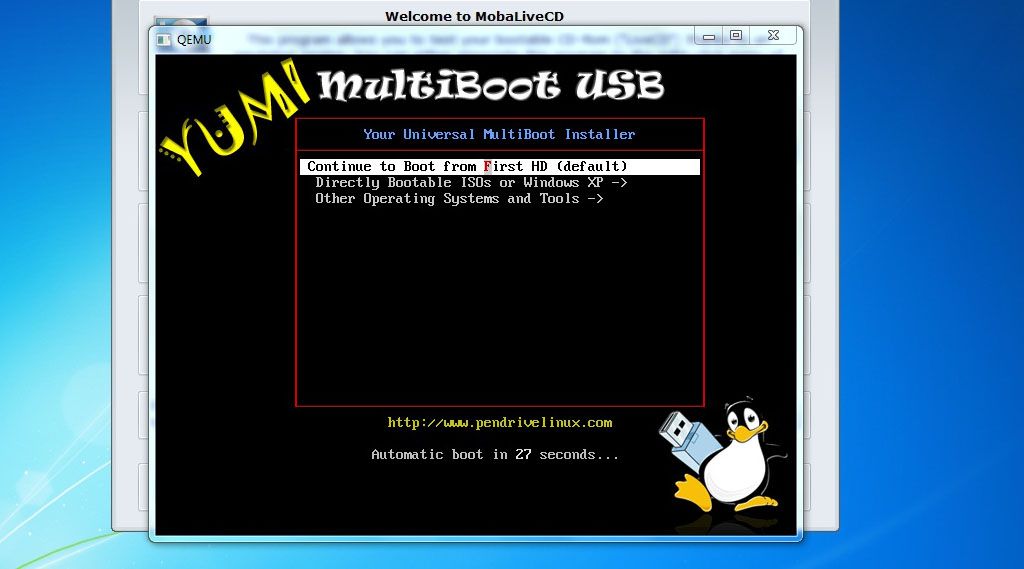 xp boot on usb